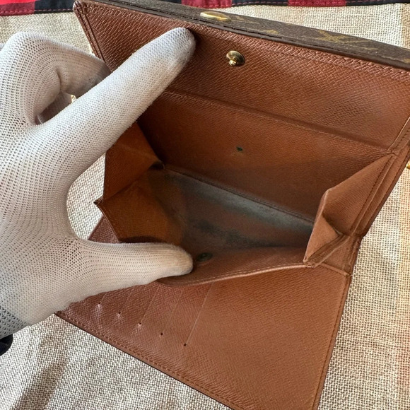 Louis Vuitton Monogram Porte Tresor Etui Papiers Trifold Wallet converted - Picture 9 of 16